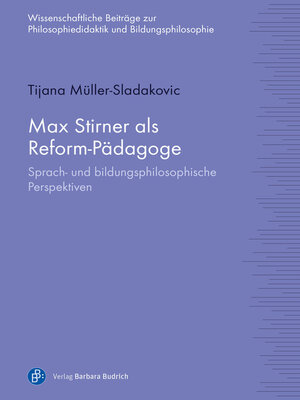 cover image of Max Stirner als Reform-Pädagoge